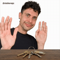 Suspicious Hands Up GIF