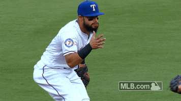 high five texas rangers GIF by MLB
