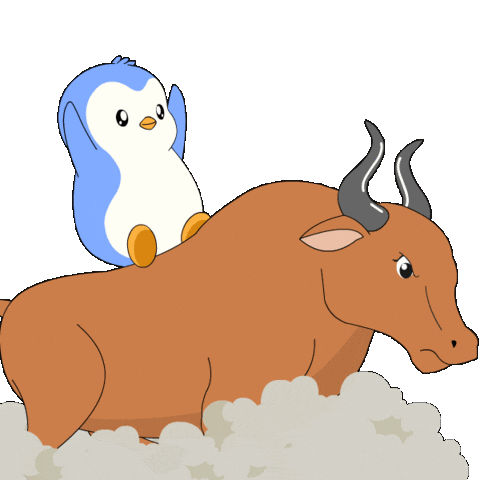 Crypto Penguin Sticker by Pudgy Penguins