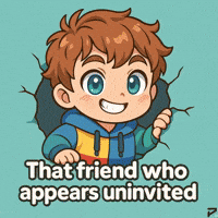 Peeking That Friend GIF by Persona