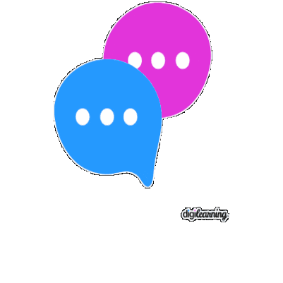 Text Network Sticker by digilearning