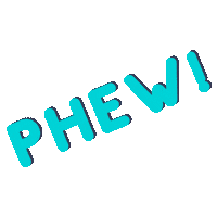 Phew Sticker by Freeewanna