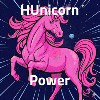 Power Unicorn GIF by HUisHU