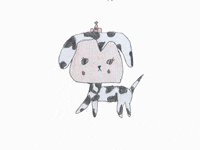 drawing running GIF