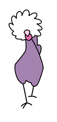 Chicken Run Walk Cycle Sticker