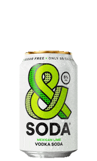 andsoda excited vegan bounce alcohol Sticker