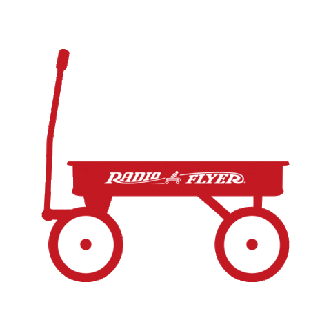 Red Wagon Sticker by Radio Flyer