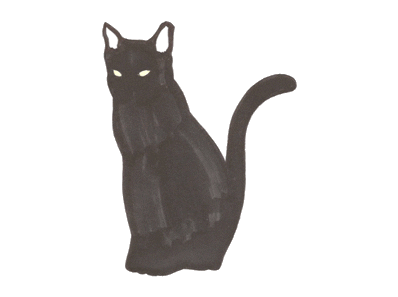 black and white art STICKER