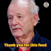Bill Murray Thank You GIF by First We Feast