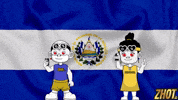 El Salvador Flag GIF by Zhotcita