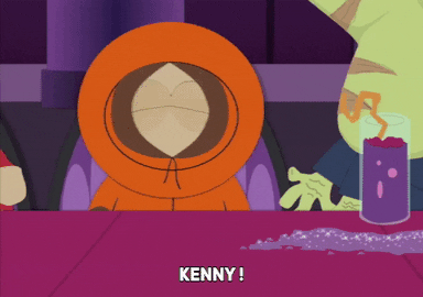 kenny mccormick cup GIF by South Park 