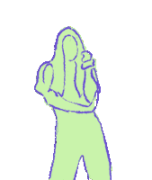 Regulartoaster dance dancing rainbow disco Sticker