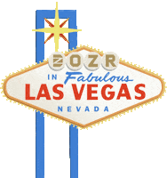 Las Vegas Sticker by DOZR