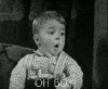 Excited Black And White GIF