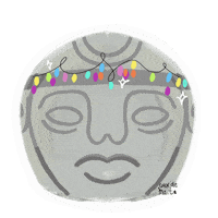 colordemarte ilustracion tabasco villahermosa olmeca Sticker