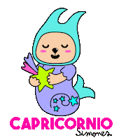 Simonesbags astros zodiaco signos capricornio Sticker