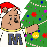 Christmas Tree Party GIF by Meme World of Max Bear