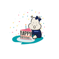 Happy Birthday Sticker by Teqniksoft