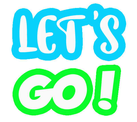 Lets Go Sticker by Pecksadventurepack