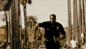 snowfallfx running run police fx GIF