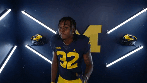 Go Blue College Football GIF by Michigan Athletics