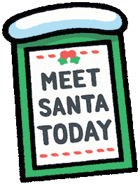 Christmas Santa Sticker by T. L. McBeth