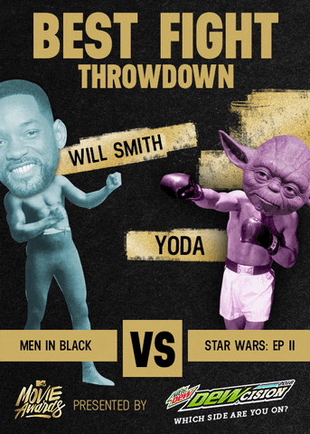 star wars best fight throwdown GIF by mtv