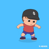 Good Vibes Dancing GIF by OneFootball Heads