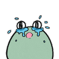 kaeruuu98 sad animal crying cry Sticker