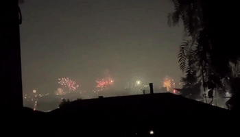 Fourth of July Fireworks Light up Sky in Oakland