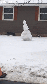 Snow Sculpture Steals Snowmans Spotlight