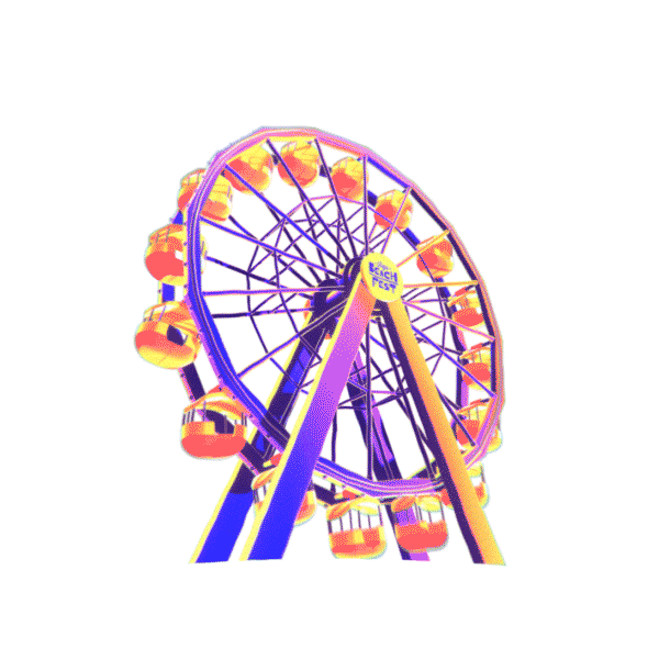 Ferris Wheel Festival Sticker by Baja Beach Fest