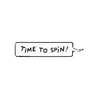 Time To Spin Sticker by Cartridge Thunder
