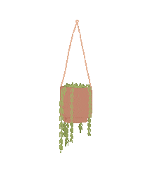 nidalaelya plants garden succulents hanging plants Sticker
