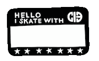 Hello My Name Is Tag Sticker by CIB Crew