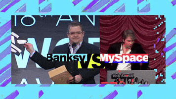 Banksy vs MySpace Webby 5-Word Speech