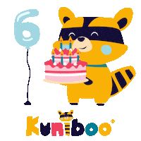 Party Racoon Sticker by Kaufland