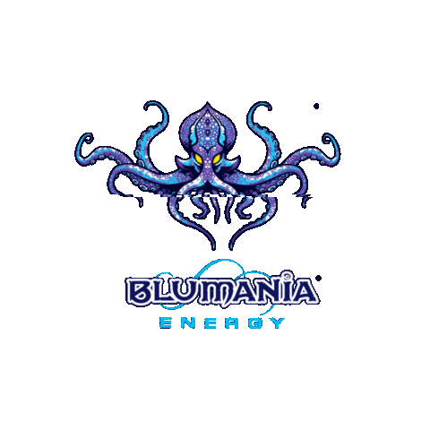 BLUMANIA giphyupload energy octopus energydrink Sticker