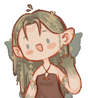 Girl Hello Sticker