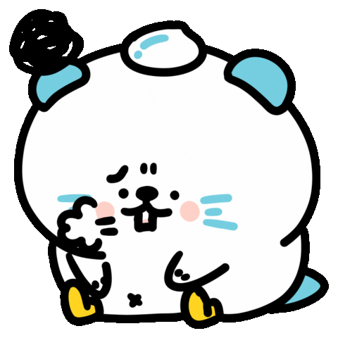 Cream Otter Sticker by 大白丸丸(daibai maru)
