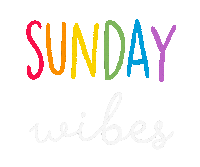 Happy Sunday Party Sticker