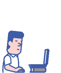 TillThomas work boring zirp computerwork Sticker
