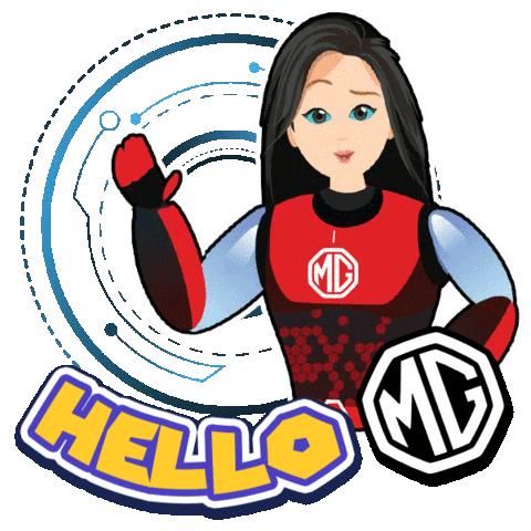 mgmotor giphyupload christmas india cars Sticker