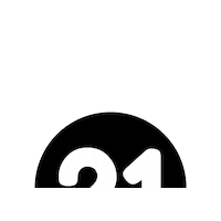 Number Blanco Sticker