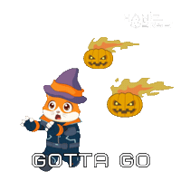 Scared Halloween Sticker by Hamieverse