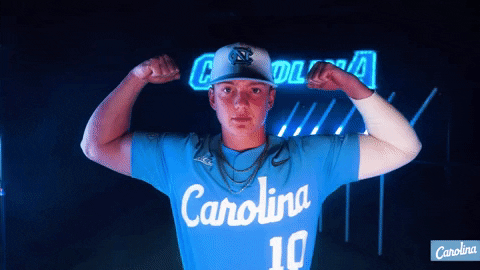 North Carolina Baseball GIF by UNC Tar Heels
