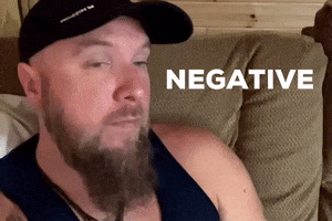 Uh Uh No GIF by Mike Hitt