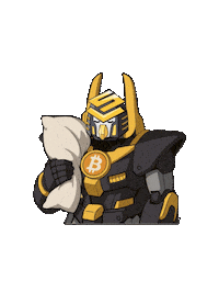 Mecha Sleeping Sticker by satlayer