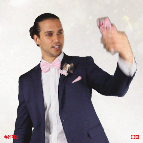 channel 9 selfie GIF by Married At First Sight Australia