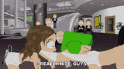 scared kyle broflovski GIF by South Park 